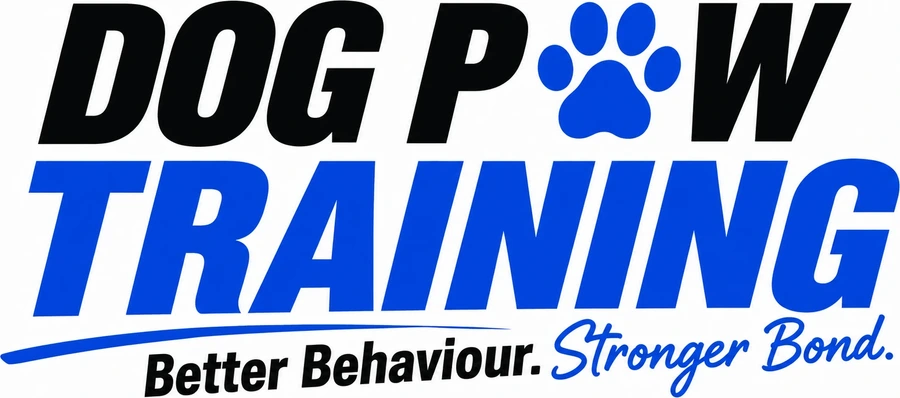 Dog Paw Training logo, dog trainer in Bolton